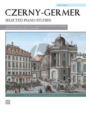 Czerny Germer Selected Piano Studies Vol.1 (edited by Willard A.Palmer)