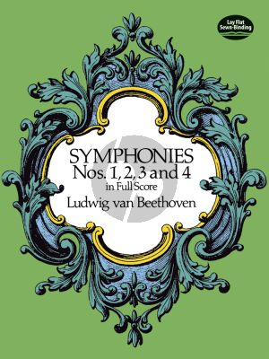 Beethoven Symphonies No.1-2-3-4 Full Score (Dover)