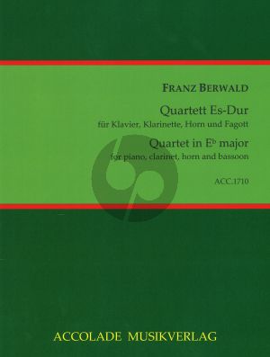 Berwald Quartett Es-dur Op.1 Klarinette-Horn-Fagott-Klavier Part./Stimmen)