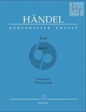 Saul HWV 53 SSATB soli-SATB-Orchestra Vocal Score