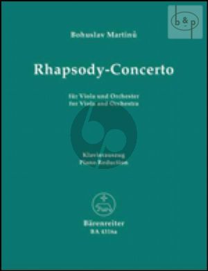 Rhapsody-Concerto (1952) for Viola and Piano
