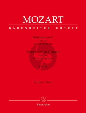 Mozart Symphony KV 425 C-major No. 36 "Linz Symphony" Full Score