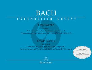 Bach Orgelwerke Vol.6 (edited by Dietrich Kilian)
