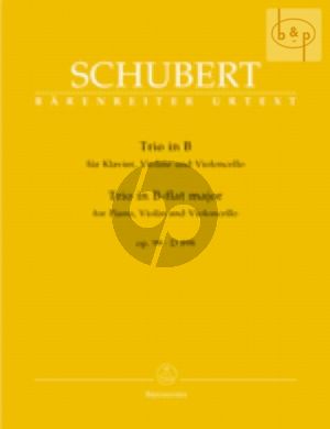 Trio B-dur Op.99 Violine-Violoncello-Klavier