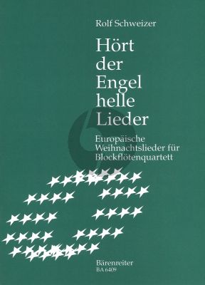 Hort der Engel Helle Lieder 4 Blfl. SATB (Europaische Weihnachtslieder) (Rolf Schweizer)