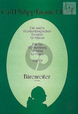 Bach 6 Wurttembergische Sonaten WQ 49 (edited by Rudolf Steglich) (Barenreiter)