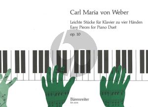 Weber Leichte Stücke Op.10 for Piano 4 Hands