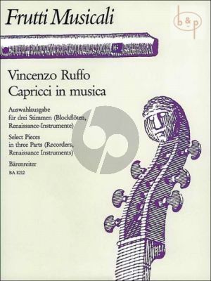 Capricci in Musica (3 Recorders or Renaissance Instr.) (STB)