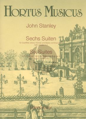 6 Suiten Op.4 Vol.1 Flute[Ob./Vi.]-Bc