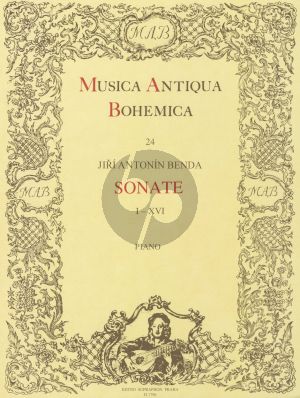 Benda Sonaten No. 1 - 16 Piano or Harpsichord (edited by V. J. Sýkora)