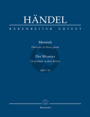 Handel Messias HWV 56 Study Score (Tobin) (Barenreiter)