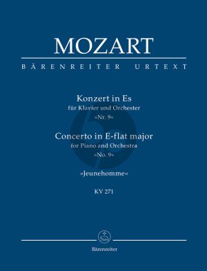 Mozart Concerto E-flat major KV 271 "Jeunehomme" Piano-Orch. Study Score