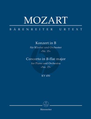 Mozart Piano Concerto in B-flat major KV 450 Study Score