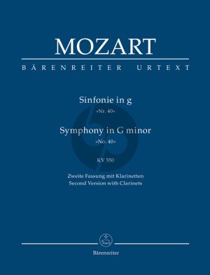 Mozart Symphonie g-moll KV 550 (Studienpart.)