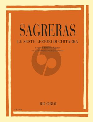 Sagreras Le Seste Lezioni di Chitarra (edited by Frédéric Zigante)