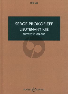 Prokofieff Lieutenant Kije Op.60 Suite Symphonique Studyscore