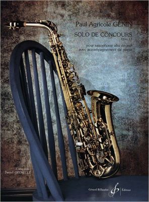 Genin Solo de Concours Op.13 Alto Saxophone-Piano