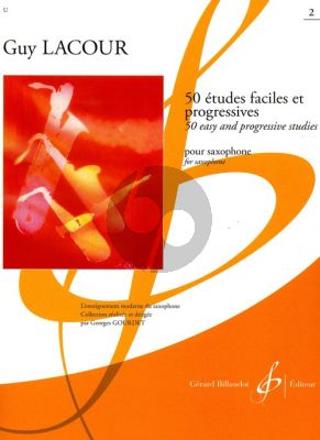 Lacour 50 Etudes Faciles et Progressives Vol.2 Saxophone