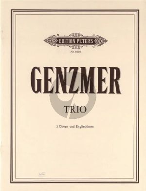 Genzmer Trio 2 Oboen und Englischhorn (Part./Stimmen) (1990)