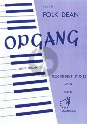 Dean Opgang Vol.1 Progressive Studies voor Piano
