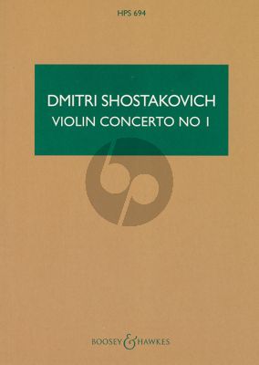 Concerto No.1 Op.77 Violin-Orchestra Study Score