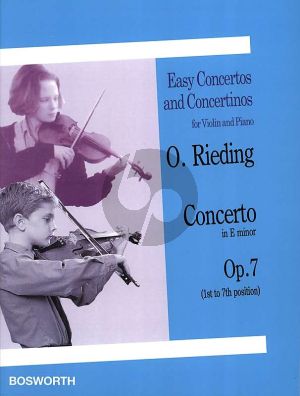 Rieding Concerto e-minor Op. 7 Violin and Piano (1st- 7th Position)