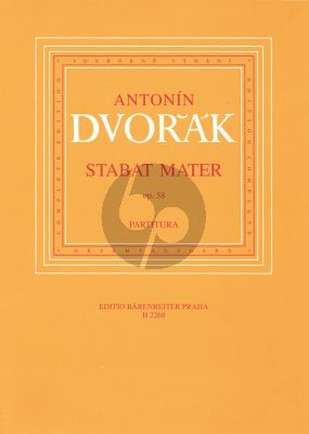 Dvorak Stabat Mater Op. 58 Soli-Chor und Orchester (Studienpartitur)