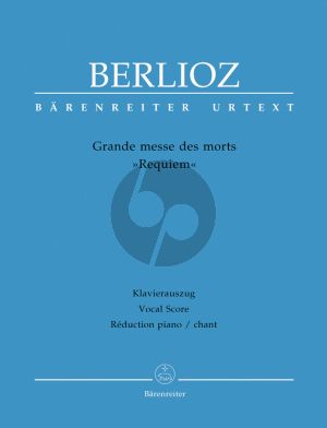 Berlioz Grande Messe des Morts (Requiem) Op.5 (Hol 75) Vocal Score