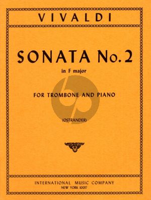 Vivaldi Sonata No.2 F-major RV 41 Trombone and Piano (arr. Allen Ostrander)