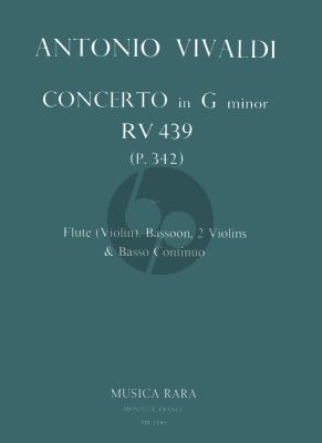 Concerto g-minor RV 439 (P.342) Flute[Vi.]-Bsn.- 2 Vi.-Bc)