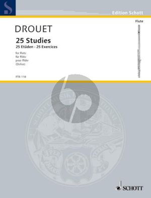 Drouet 25 Etuden für Flöte (Originalausgabe von 1827)