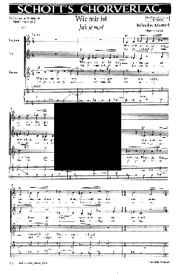 Martinu Tschechische Madrigale No. 7 Wie mir ist Gemischter Chor (SAT)