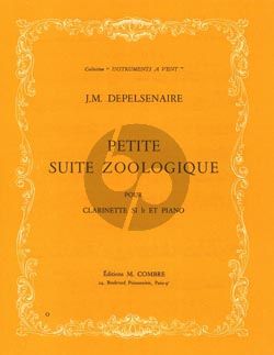 Depelsenaire Petite Suite Zoologique Clarinette et Piano