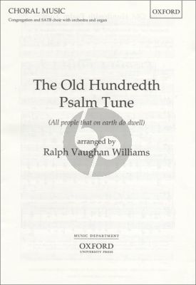 Vaughan Williams Old Hundredth Psalm Tune SATB