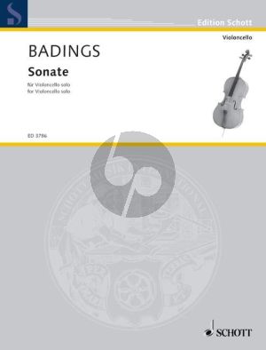 Badings Sonate No.1 (1941) Violoncello solo