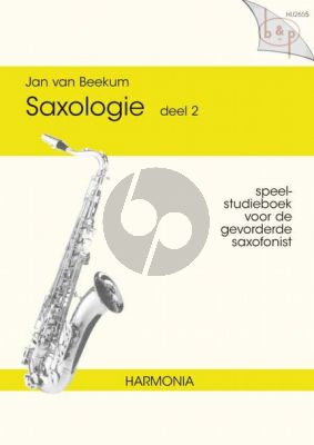 Saxologie Vol.2 - Speel- Studieboek gevorderde Saxofonist