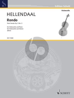 Hellendaal Rondo from Sonata Op. 5 No. 3 Cello and Piano