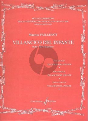 Faillenot Villancico del infante Flute et Piano