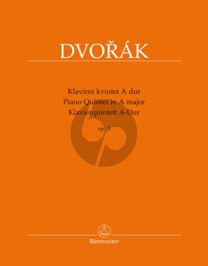 Dvorak Quintet A-major Op.5 (2 Vi.-Va.-Vc.-Piano) (Score/Parts) (Dvorak Critical Edition)