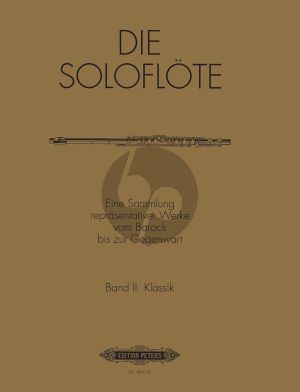 Album Die Soloflote Vol.2: Klassik (Eine Sammlung reprasentativer Werke vom Barock bis zur Gegenwart) (Herausgegeben von Mirjam Nastasi)