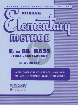 Hovey Elementary Method for Eb or Bb Bass - Tuba