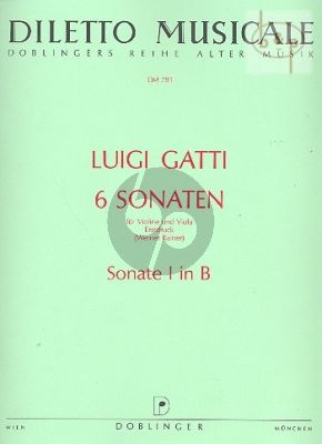 6 Sonaten No.1 B-flat major (Violin-Viola)