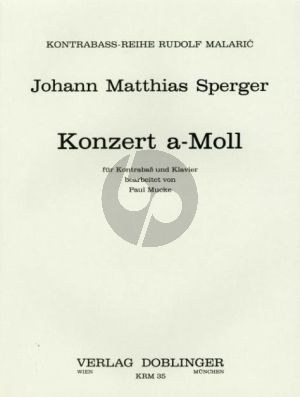 Sperger Konzert a-moll Kontrabass und Klavier (Paul Mucke)