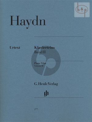 Haydn Klaviertrios Vol. 2 (edited by Wolfgang Stockmeier) (Henle-Urtext)