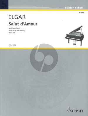 Elgar Salut d'Amour Op.12 for Piano 4 Hands