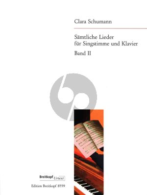 Schumann Samtliche Lieder Vol.2 (c'-a") (edited by Draheim-Hoft)