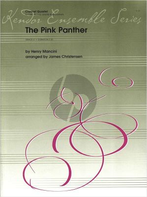 Mancini The Pink Panther Theme 4 Clarinets (2 Bb Clarinets, Alto and Bass Clarinets) (Score/Parts) (transcr. by James Christensen)