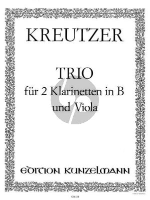 Kreutzer Trio 2 Klarinetten und Viola
