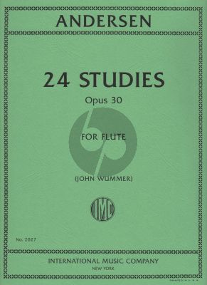 Andersen 24 Studies Op.30 for Flute (John Wummer)