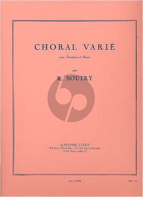 Boutry Choral Varie Trombone(Euphonium)-Piano